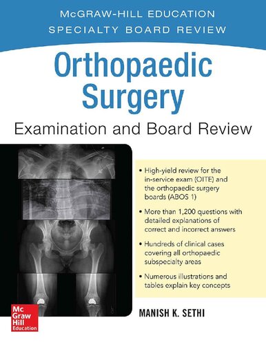 Orthopaedic Surgery Examination and Board Review 2016
