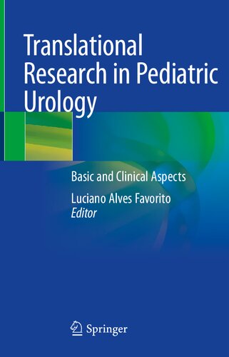 Translational Research in Pediatric Urology: Basic and Clinical Aspects 2020