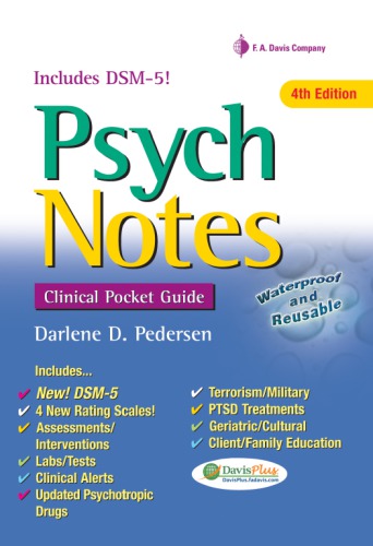 Psych Notes: Clinical Pocket Guide 2013