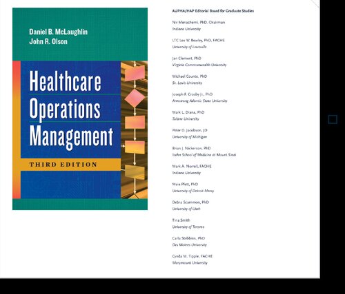 Healthcare Operations Management 2017