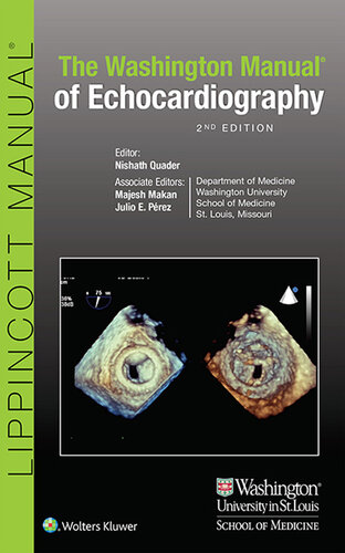 The Washington Manual of Echocardiography 2016