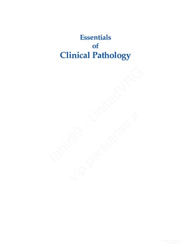 Essentials of Clinical Pathology 2010