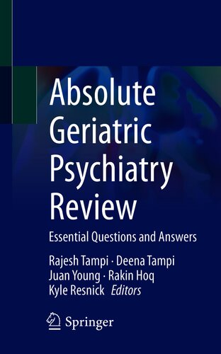 Absolute Geriatric Psychiatry Review: Essential Questions and Answers 2021