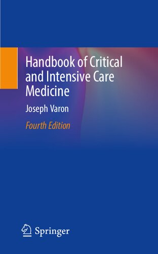Handbook of Critical and Intensive Care Medicine 2021