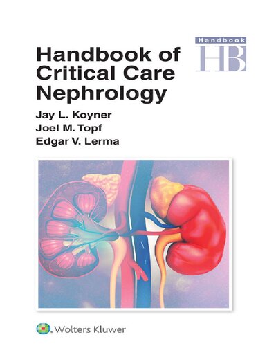 Handbook of Critical Care Nephrology 2021