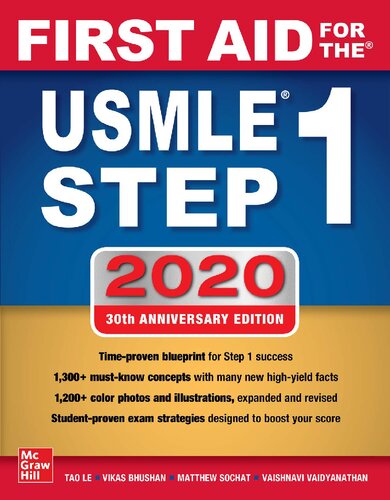 First Aid for the USMLE Step 1 2020, Thirtieth edition
