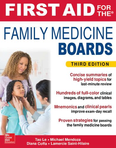First Aid for the Family Medicine Boards, Third Edition 2018