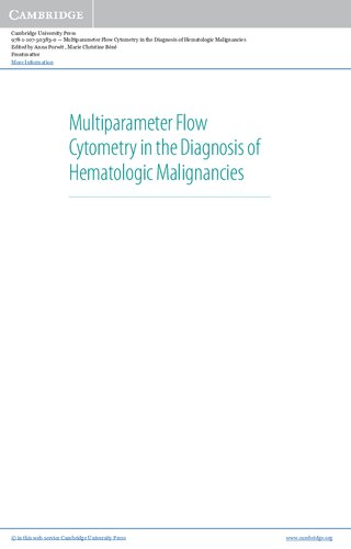 Multiparameter Flow Cytometry in the Diagnosis of Hematologic Malignancies 2018