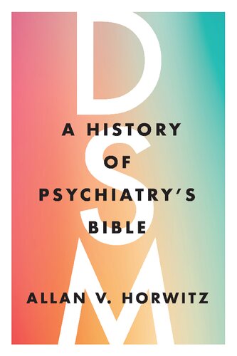 DSM: تاریخچه کتاب مقدس روانپزشکی