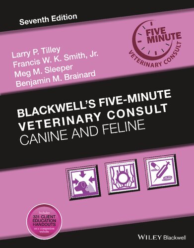 Blackwell's Five-Minute Veterinary Consult: Canine and Feline 2021