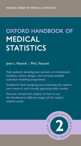 Oxford Handbook of Medical Statistics 2020