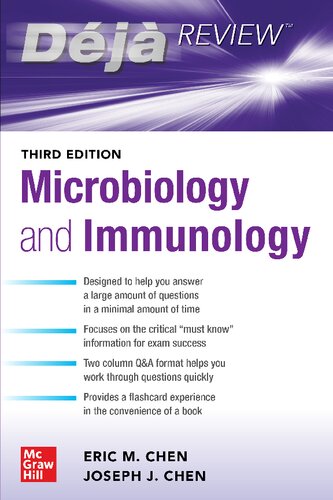 Deja Review: Microbiology and Immunology, Third Edition 2020