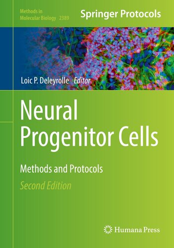 Neural Progenitor Cells: Methods and Protocols 2021