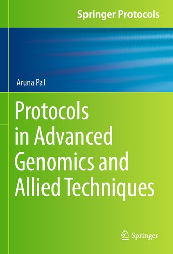 Protocols in Advanced Genomics and Allied Techniques 2021