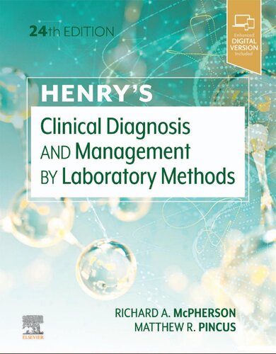 Henry's Clinical Diagnosis and Management by Laboratory Methods 2021
