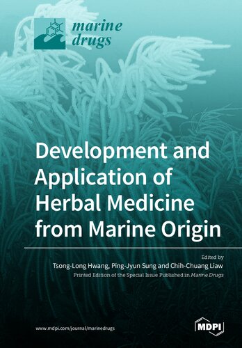 Development and Application of Herbal Medicine from Marine Origin 2019