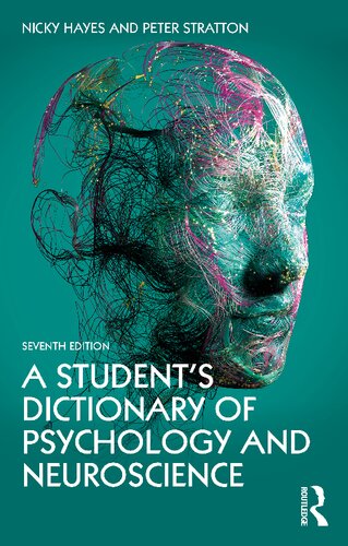 A Student's Dictionary of Psychology and Neuroscience 2022