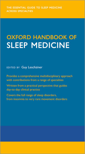 Oxford Handbook of Sleep Medicine 2022