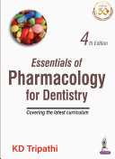 Essentials of Pharmacology for Dentistry 2020
