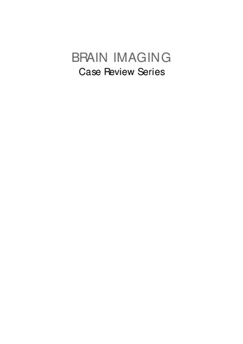 Brain Imaging: Case Review Series 2011