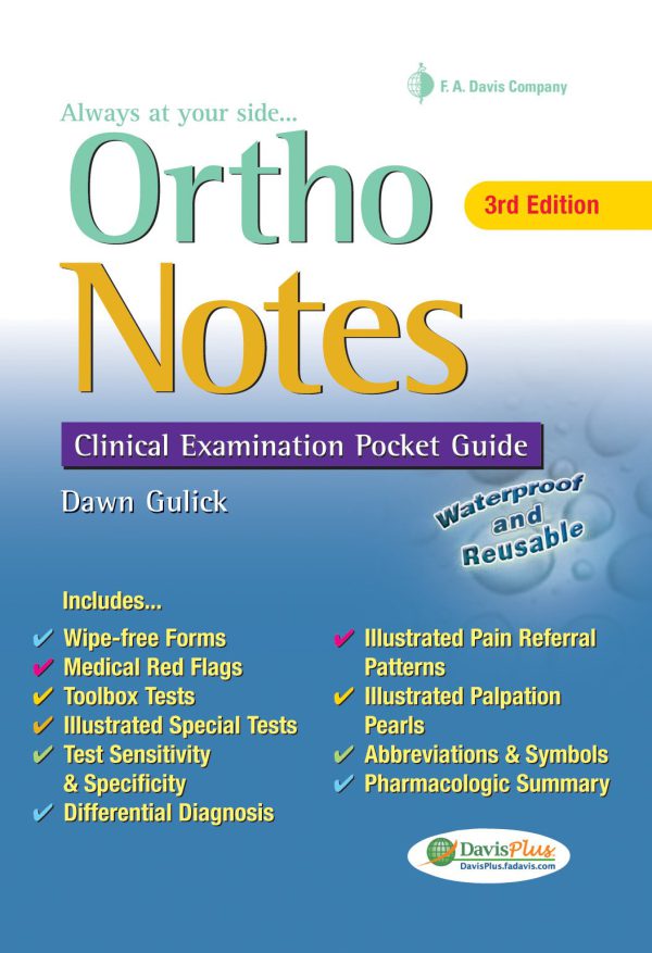 Ortho Notes: Clinical Examination Pocket Guide 2013