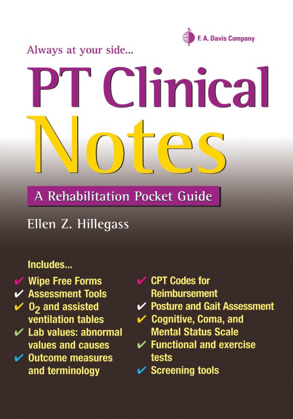 PT Clinical Notes: A Rehabilitation Pocket Guide 2013