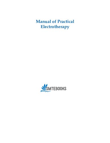 Manual of Practical Electrotherapy 2011