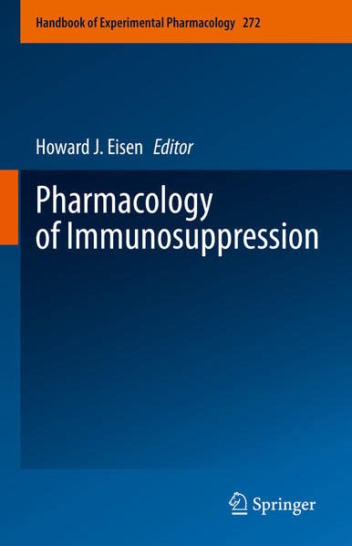 Pharmacology of Immunosuppression 2022