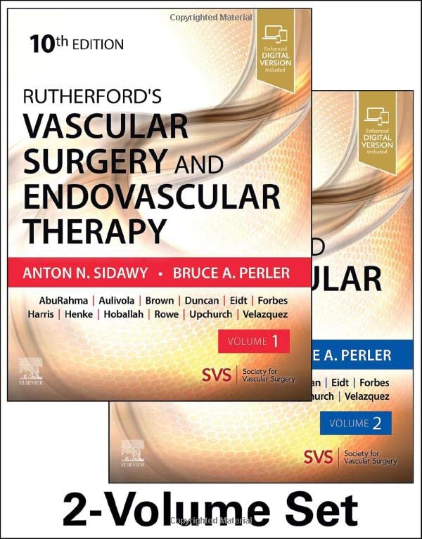Rutherford's Vascular Surgery and Endovascular Therapy, 2-Volume Set 2022