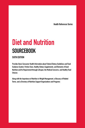 Diet and Nutrition Sourcebook 2021