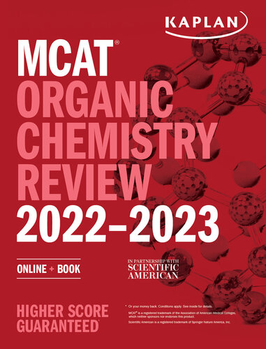MCAT Organic Chemistry Review 2022-2023: Online + Book 2021