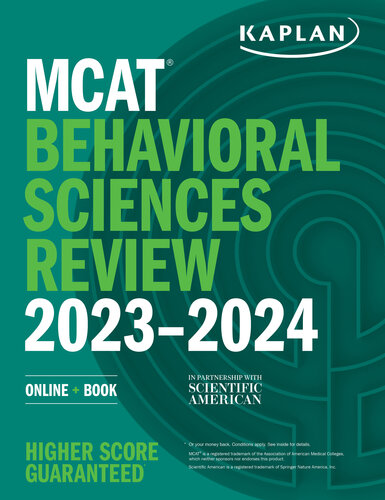 MCAT Behavioral Sciences Review 2023-2024: Online + Book 2022