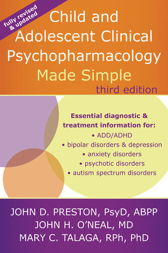 Child and Adolescent Clinical Psychopharmacology Made Simple 2015