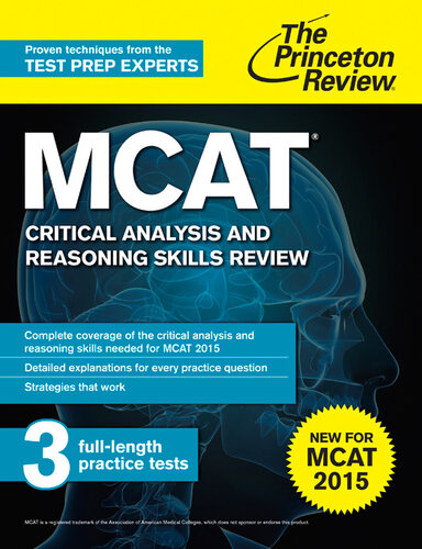 MCAT Critical Analysis and Reasoning Skills Review: New for MCAT 2015