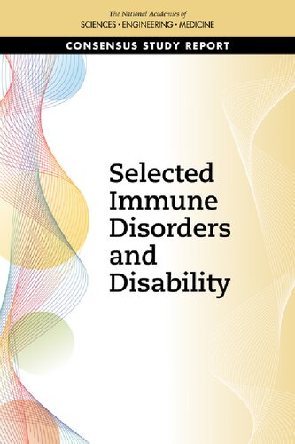 Selected Immune Disorders and Disability 2022