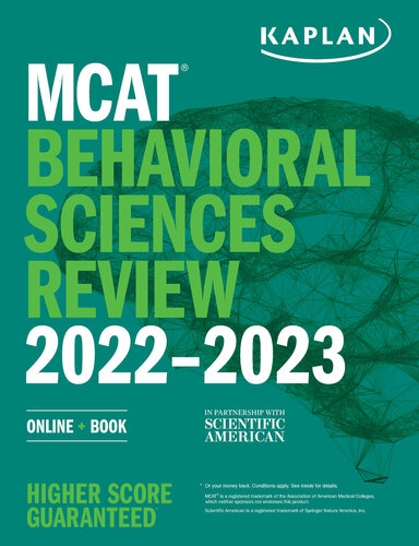 بررسی MCAT علوم رفتاری 2022-2023: آنلاین + کتاب