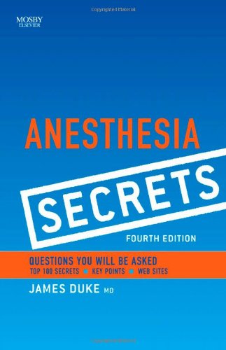 Anesthesia Secrets 2011