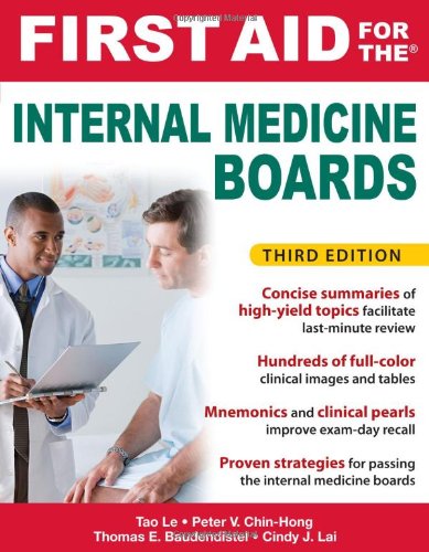 First Aid for the Internal Medicine Boards, 3rd Edition 2011