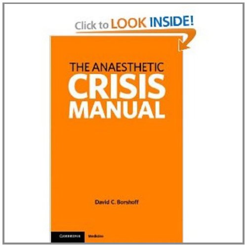 Anaesthetic Crisis Manual 2011