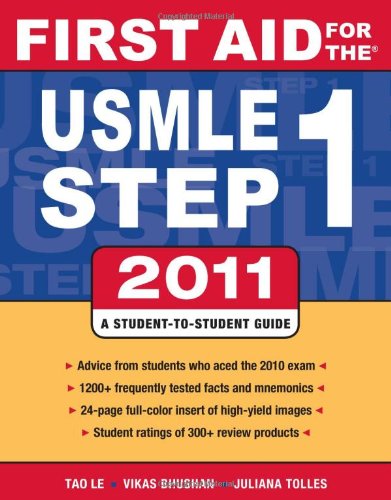 First Aid for the USMLE Step 1 2011 2010
