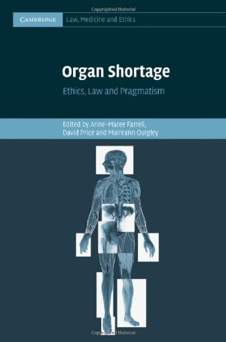 Organ Shortage: Ethics, Law and Pragmatism 2011