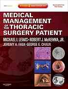 Medical Management of the Thoracic Surgery Patient 2010