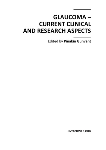 Glaucoma: Current Clinical and Research Aspects 2011