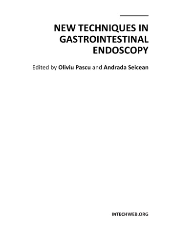 New Techniques in Gastrointestinal Endoscopy 2011