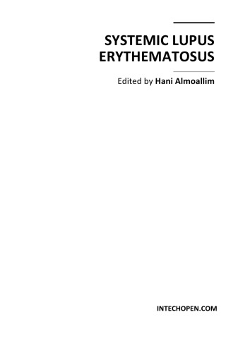 Systemic Lupus Erythematosus 2012