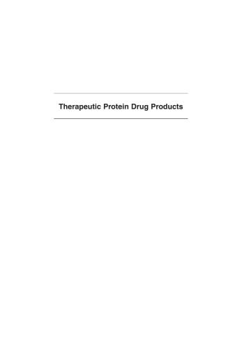 محصولات دارویی پروتئین درمانی: رویکردهای عملی برای فرمولاسیون آزمایشگاهی، تولید و کلینیک