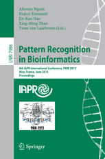 Pattern Recognition in Bioinformatics: 8th IAPR International Conference, PRIB 2013, Nice, France, June 17-20, 2013. Proceedings