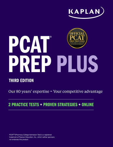 PCAT PREP PLUS: 2 تست تمرین + استراتژی های اثبات شده + آنلاین