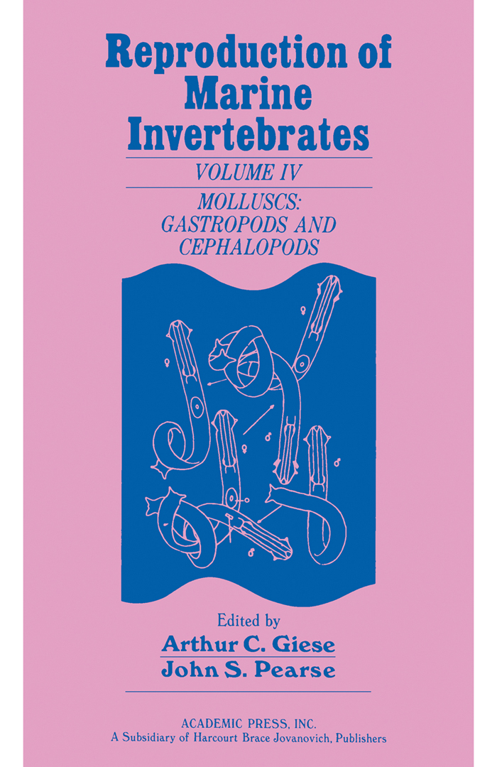 تولید مثل بی مهرگان دریایی جلد ۴: نرم تنان: شکم پایان و سرپایان ۲۰۱۲
