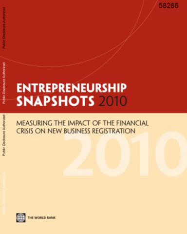 لحظات کارآفرینی ۲۰۱۰: سنجش تاثیر بحران مالی بر ثبت مشاغل جدید در سال ۲۰۱۱